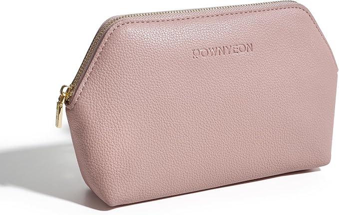 ROWNYEON BEGINMAGIC Small Makeup Bag for Purse, Mini Portable Cosmetic Bags for Women, PU Leather Coin Purse Lipstick Cosmetic Accessories Organizer, Travel Makeup Pouch Zipper Pouch for Men Women