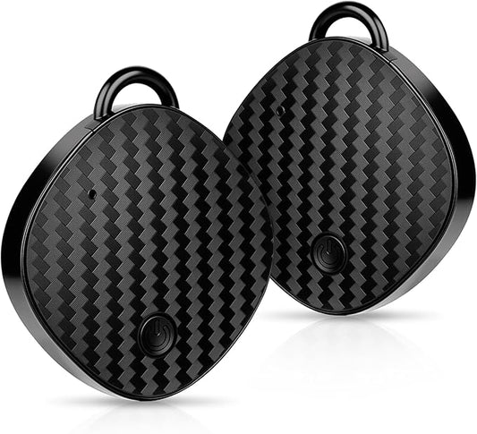 Air Tracker Tags - 2 Pack, Smart Bluetooth Tracker Tag & Finder Item Locators Works with Apple Find My, 100dB Sound, Item Finder for Keys, Bags, Luggage, Wallet, Backpack, Pet[Apple (iOS Only)