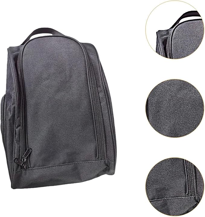 Golf Shoes Bag Shoe Carrier Multifunction Supplies Pouch Carry Bag for Camping Track and Field Outdoor Hiking Travel 14.17x9.25x5.51 inch