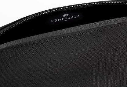 Comfyable Small Toiletry Bag for Men, Slim Mini Toothbrush Bag, Dopp Kit Bag