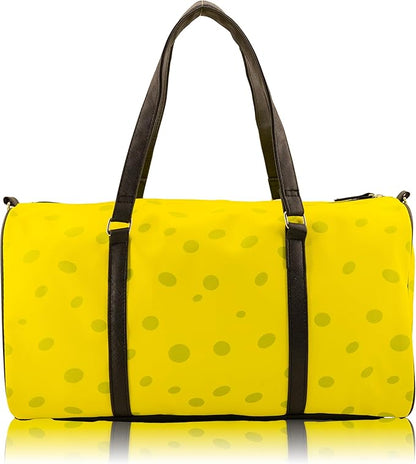 SpongeBob SquarePants Mini Duffle Bag for Kids | Small SpongeBob Travel Bag for Boys, Girls, Toddlers | Cute Character Overnight Bag for Sleepovers, School, Sports | Ages 3+