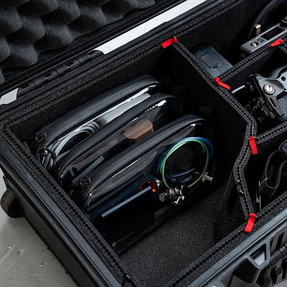 GOBAGS NEO Production Zipper Bags - Electronics & Camera Accessories Bag - Cable organizer, Gear Accessory Pouch, Travel Camera Essentials (Extra Small, Black)