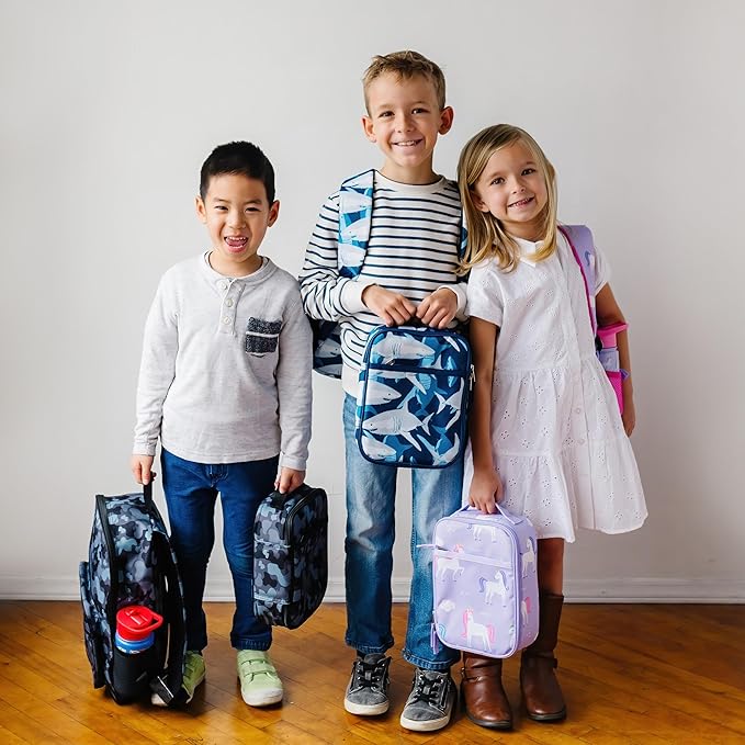 Wildkin ECO rPET Kids Backpack – Recycled, Padded, Adjustable for School & Travel – Black Camo