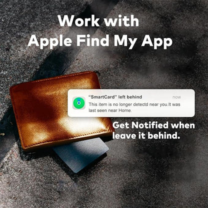 [Apple MFi Certified] Apple MFi Find My Tracker, iOS Exclusive, 4-Year Battery, IP68 Waterproof, 95dB Alarm, Keys Finder and Item Locator for Keys, Bags, and Passport.（2025 Model）(2 Pick)