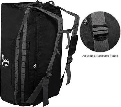 REDCAMP 85L/120L/140L Foldable Duffle Bag with Wheels, Large Travel Duffel Bag
