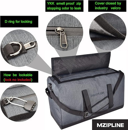 Large Duffle Bag,Water Resistant Sport Gym Overnight Weekender Bag,Big Capacity Travel Duffel Holdall Bag (Grey, Large)