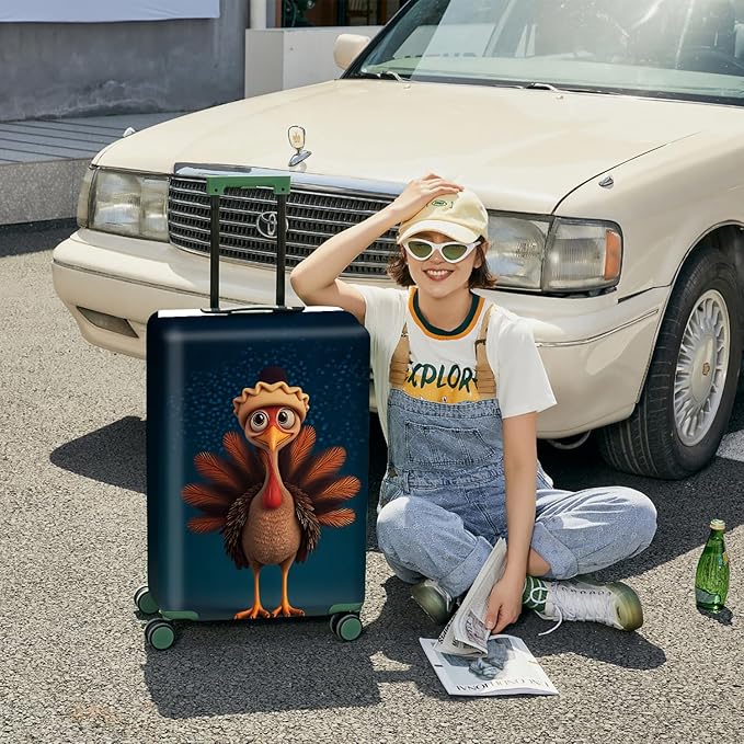 ANNA QUEEN Travel Luggage Cover Suitcase Protector Suitcase Cover Anti-Scratch,Stretchable Luggage Travel Bag Cover Washable