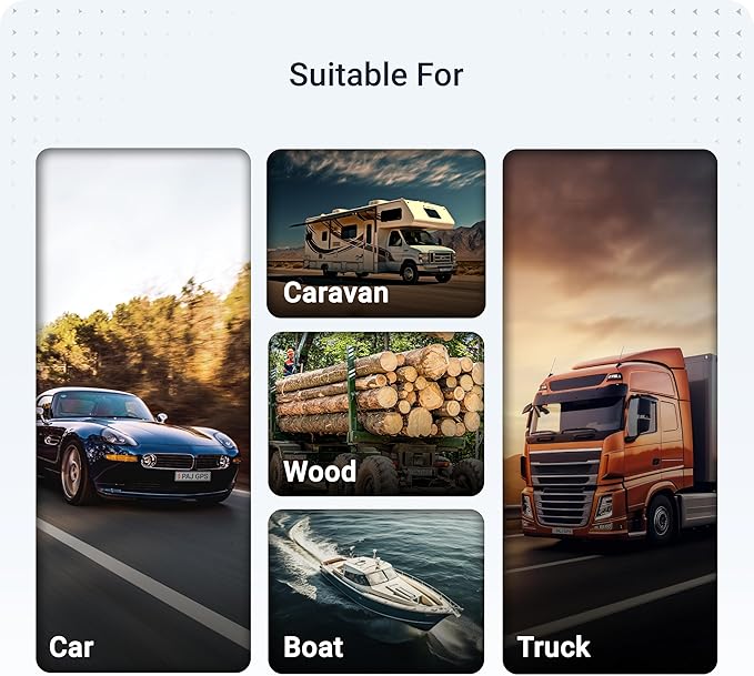 PAJ GPS COMPACT Finder 4G - GPS Tracker for Cars, Motorcycles and Trucks - Up to 40 Days Battery Life - Tracking Device for Theft Protection with Live Tracking, Alarm Notification in case of Emergency