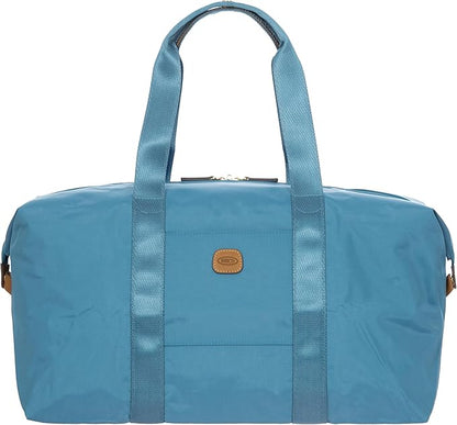 Bric's X-Bag/X-Travel 2.0 Folding Duffel Bag - 18" Carry On and Overnight Travel Bag - Sky