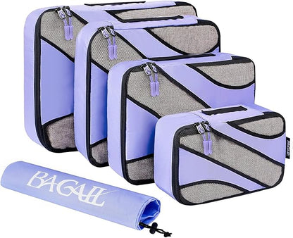 BAGAIL 6 Set Packing Cubes,Travel Luggage Packing Organizers