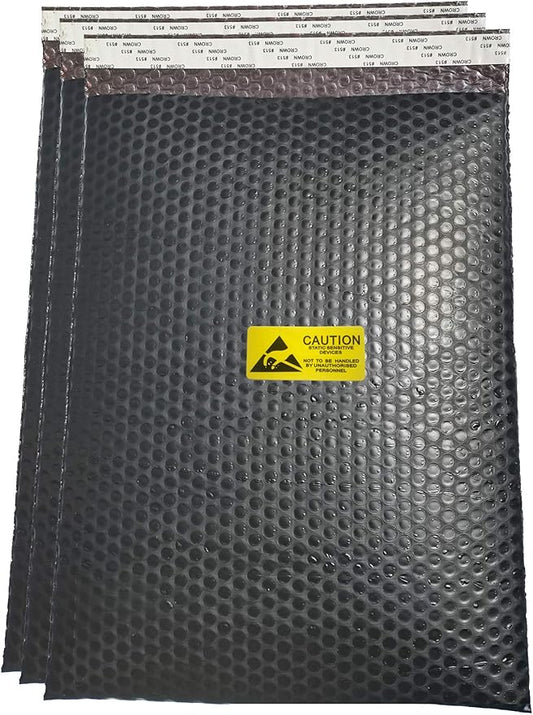 10pcs 11.8x15.7in/30x40cm Large AntiStatic Bubble Bags, Static Shielding Bag for Motherboard Graphic Card or Sensitive Electronic Components