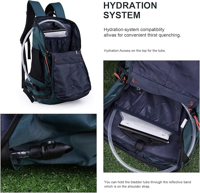 MOUNTAINTOP Hiking Backpack 35L Travel Backpack Lightweight Daypack for Men&Women Outdoor Camping