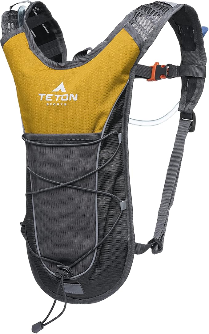 Teton Oasis/Trailrunner Hydration Backpack – Lightweight Water Pack with 2L/3L Bladder for Hiking, Running, Cycling, Biking – 2L/18L/22L Sizes – Sewn-in Rain Cover – Fits Men and Women