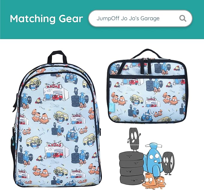 JumpOff Jo by Wildkin Overnighter Duffel Bag – Lightweight Travel Bag for Kids - Jo's Garage