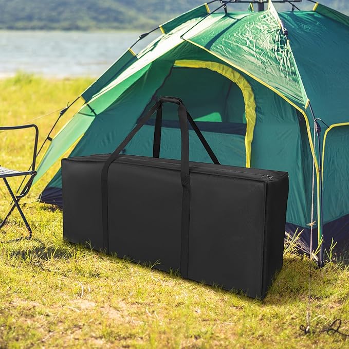 47" Sports Duffle Bag - 197L Extra Large Travel Duffel Luggage Bag with Upgrade 2-way Lockable Zippers, Durable & Water Resistant (47" Black)