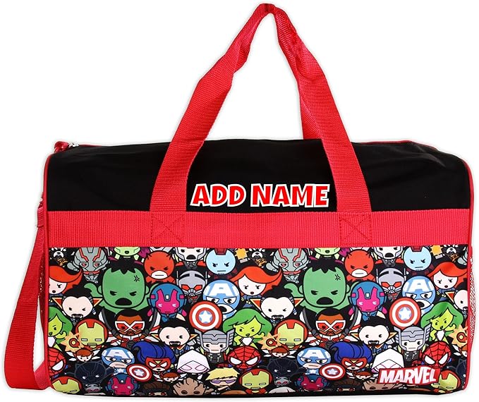 Personalized Licensed Kids Duffel Bag - KAWAII MARVEL