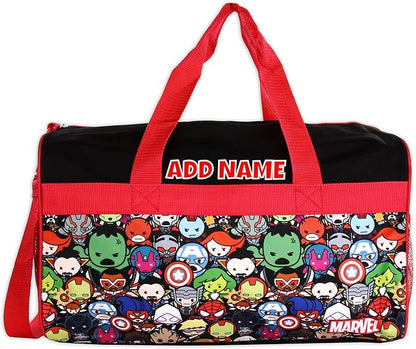 Personalized Licensed Kids Duffel Bag - KAWAII MARVEL