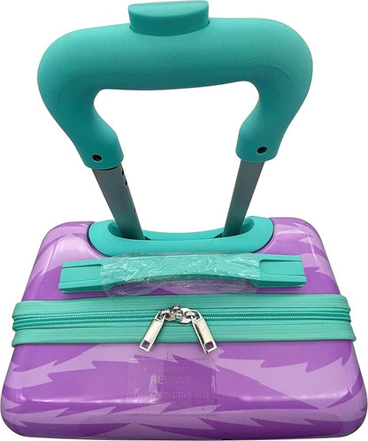 Fast Forward Kids Licensed Hard-Side 20” Spinner Luggage Lightweight Carry-On Suitcase (Stitch)