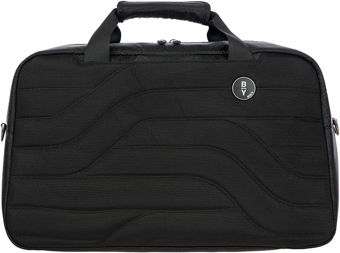 Bric's B|Y Ulisse Duffel Bag, Lightweight Weekender and Carry-On Travel Bag with Smart Sleeve and Spacious Interior – Black