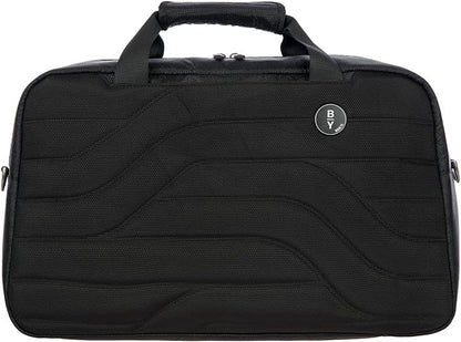 Bric's B|Y Ulisse Duffel Bag, Lightweight Weekender and Carry-On Travel Bag with Smart Sleeve and Spacious Interior – Black