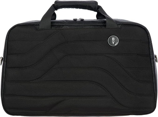 Bric's B|Y Ulisse Duffel Bag, Lightweight Weekender and Carry-On Travel Bag with Smart Sleeve and Spacious Interior – Black