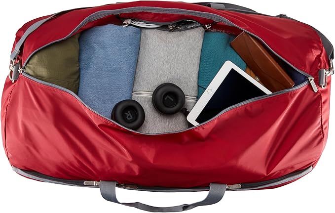 Amazon Essentials Duffel Bag, 25 inches, Red