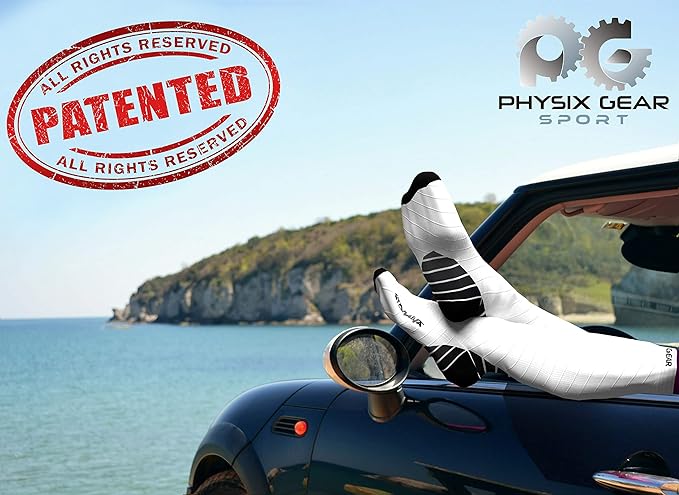 Physix Gear Compression Socks 20-30 mmHg - Men & Women - Running, Nurses, Shin Splints, Flight, Travel