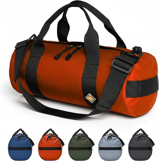 Diamond Ripstop Duffle Bags, Ultra Tough & Tear Resistant, Reinforced Stitching, Weatherproof, Packable Foldable Duffle Bag for Traveling