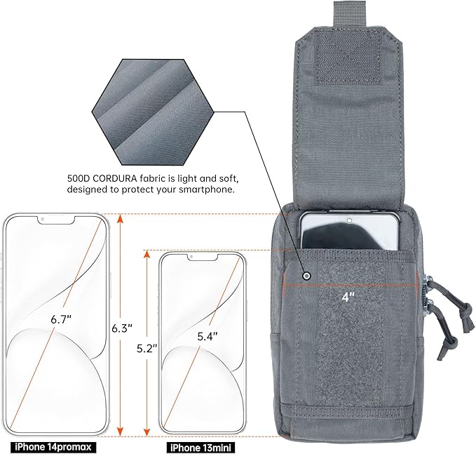 EXCELLENT ELITE SPANKER Tactical EDC Pouch Molle Utility Pouches Phone Holster Pouch Waist Bag Tool Pouch for Molle Accesssories