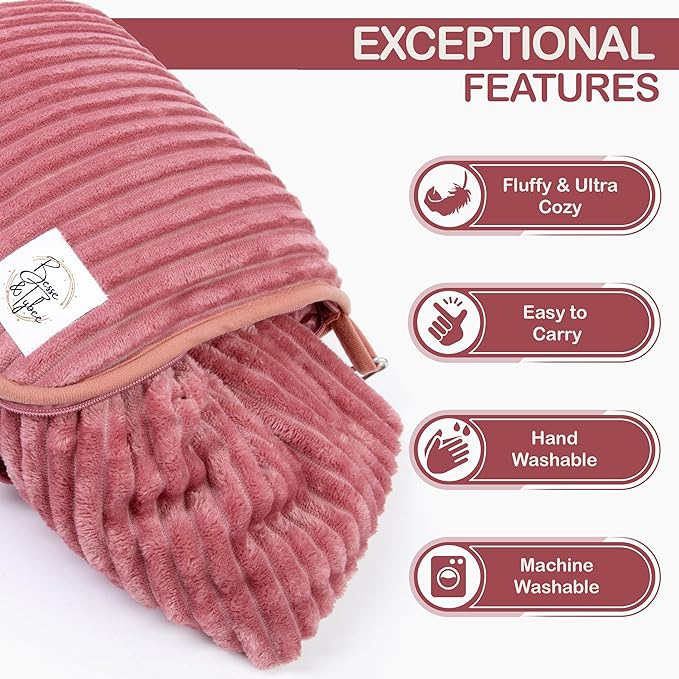 Premium Travel blanket pillow - XL 50"x70" | 2 in 1 Travel Blanket Airplane Compact with Bag having Hand Luggage Sleeve & Backpack Clip | Roadtrip, Hiking and long flight must haves | Airplane Comfort