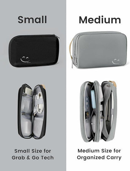 Travelkin Travel Cord Organizer, Electronic Organizer Travel Case, Cable Organizer Bag For Cords,Chargers Phone, Sd Card,Usbs