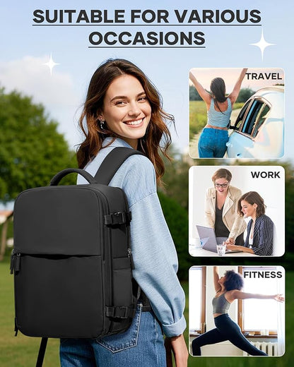 coofay Vacuum Backpack Travel with Pump Airbag Travel Backpack with Vacuum System Mochila de Viaje Compresion al Vacio Easyvacpack Vacpack Backpacks for Traveling Carry on Luggage