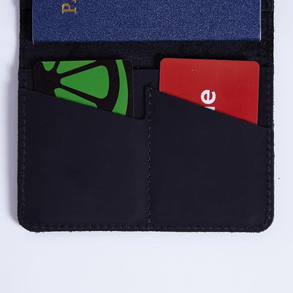 INCARNE US Leather Passport Holder for Travel - Passport Case - Passport Wallet for Men - Passport Cover for Women Sleeve Protector - Travel Essentials Vacation Luggage Travel Gifts - Vintage Black
