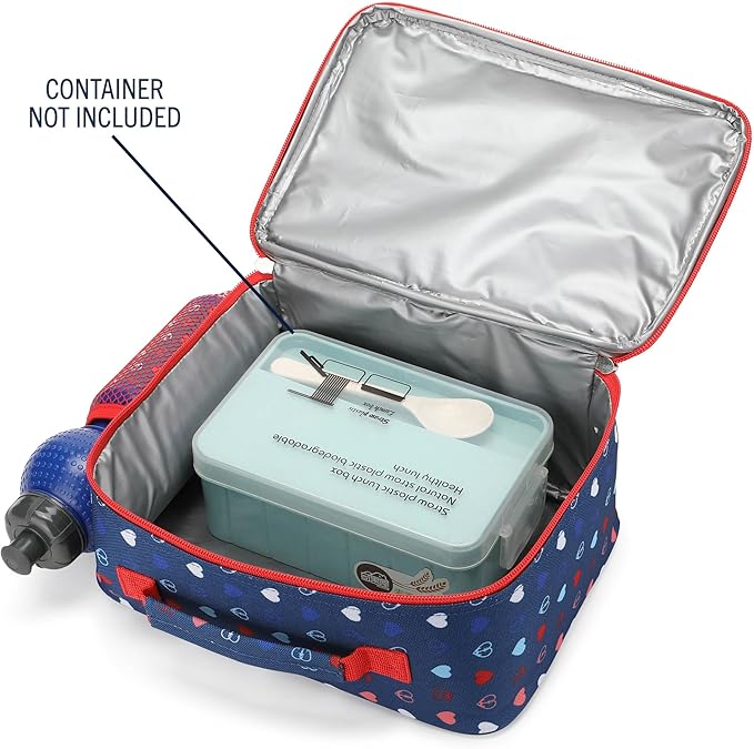 Nautica Kids Luggage - 18" Airline Approved Rolling Hardside Upright Carry-on Suitcase Set with Wheels (Nautica Peace | 5pc School Set)