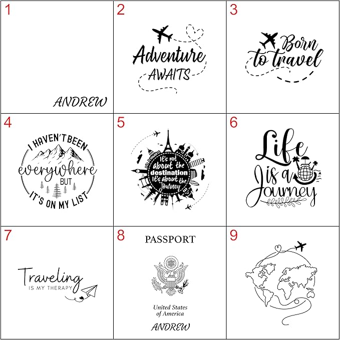 Personalized Leather Passport Holder, Custom Travel Wallet, Genuine Leather Passport Cover- Custom Engraved Passport Wallet, Wallet for Passports