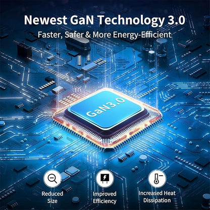 MOMAX 6-in-1 Universal Travel Adapter, GaN 70W International Power Adapter, 3 USB-C PD Fast Charging & 2 USB-A QC, 1 AC, All-in-one International Plug Adapter for Travel European UK AUS JP