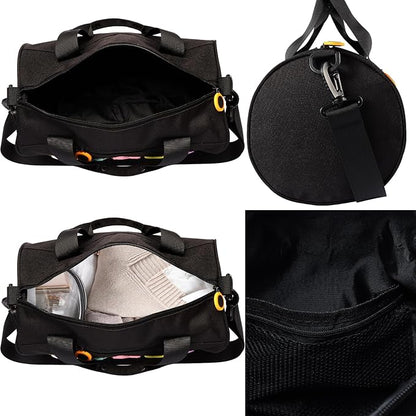 Dance Ballet Bag for Girls Sport Gym Duffle Bags Overnight Travel Bags Fun Dance Workout Duffel Bag Toddler Cute Bag for Dancers, Girls, Teens, Student Athletes