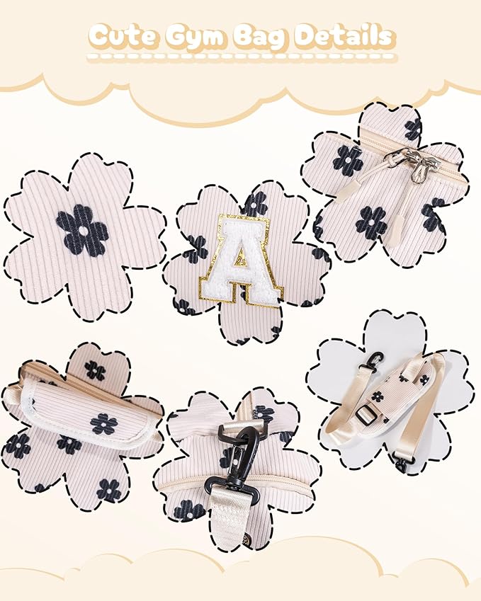 Trip Essentials for Teenager, Girls Gym Bag, Kids Personalized Overnight Duffel Bags with Shoe Compartment, Customized Travel Tote with Toiletry Bag, Christmas Thanksgiving Gift (Letter Y)