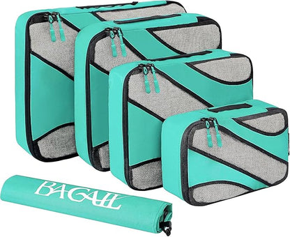 BAGAIL 6 Set Packing Cubes,Travel Luggage Packing Organizers
