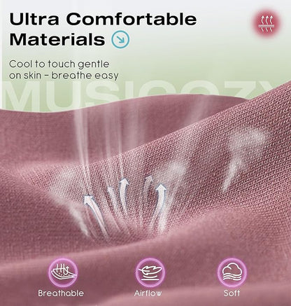 MUSICOZY Sleep Headphones with Bluetooth 5.4 Sleep Mask, Removable 3D Eye Cups for Zero Pressure Comfort, Wireless Bluetooth Eye Mask for Sleeping with Timer