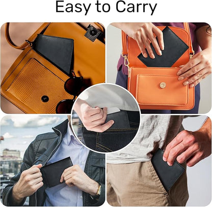 HIFA Leather Passport Holder, Handmade Passport Cover with Card and Ticket Slot - Genuine Leather, Elegant Design, Easy Access - Passport Case, Passport Wallet, Passport Holder