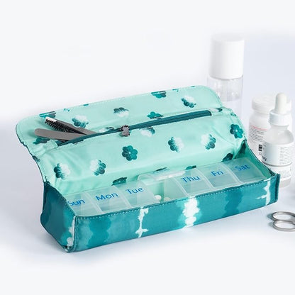 Choo Choo XL Pill Organizer, Very Berry Blue