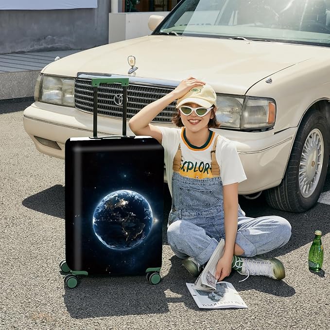 ANNA QUEEN Travel Luggage Cover Suitcase Protector Suitcase Cover Anti-Scratch,Stretchable Bag Cover Washable Durable Polyester