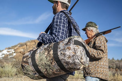 Diamond Ripstop Duffle Bags, Ultra Tough & Tear Resistant, Reinforced Stitching, Weatherproof, Packable Foldable Duffle Bag for Traveling