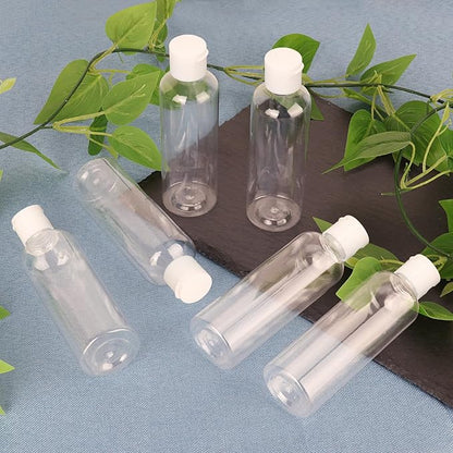 40 Pack 7 oz Plastic Bottles with Caps, Clear Flip Top Empty Bottles, Cosmetic Containers for Lotion and Shampoo, Travel-Friendly Bottles, BPA-Free for Liquids and Personal Care?200ml