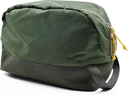 Travel Toiletry Bag 8L, Large Packing Cube with Waterproof TPU Wet/Dry Compartment (Christmas Edition)