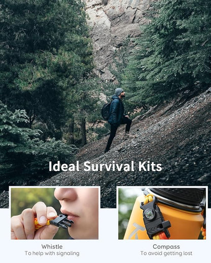 Trebo 32oz Insulated Water Bottle that Fits in Cup Holder, Stainless Steel Bottles Tumbler Double Wall Metal with Straw Spout Lids,Travel Flask with Paracord Handle, Sweat Proof Keep Cold &Hot,Orange