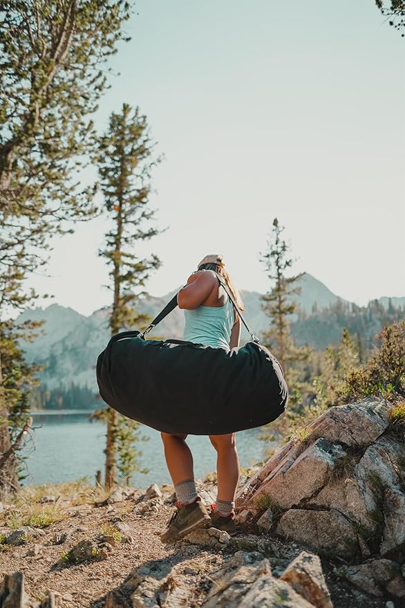 STANSPORT - Deluxe Duffel Bag With Zipper For Gym, Travel, & Storage