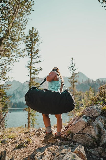 STANSPORT - Deluxe Duffel Bag With Zipper For Gym, Travel, & Storage