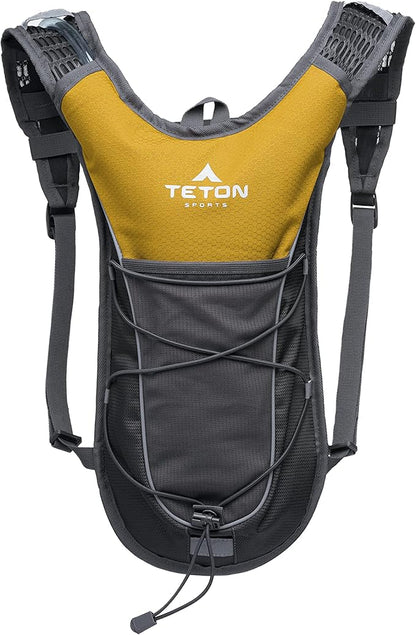 Teton Oasis/Trailrunner Hydration Backpack – Lightweight Water Pack with 2L/3L Bladder for Hiking, Running, Cycling, Biking – 2L/18L/22L Sizes – Sewn-in Rain Cover – Fits Men and Women